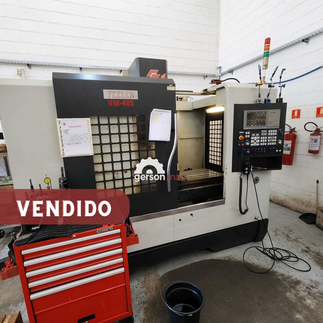CENTRO DE USINAGEM FEELER VM 40S ano 2008
